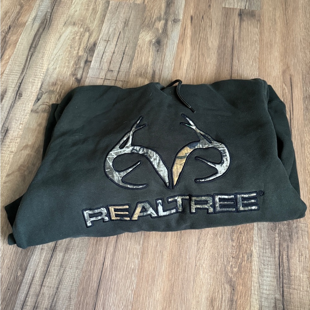 Realtree Dark Green Hoodie with Logo